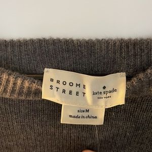 Gray Kate Spade Wink 😉 with Red Lips Sweater